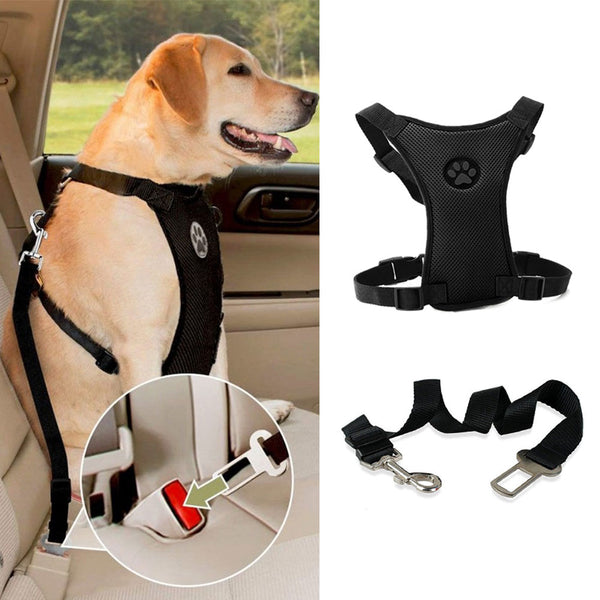 Dog Car Safety Harness With Chest Strap