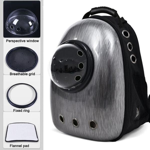 Pet Capsule Backpack - Travel Carrier For Small Pet