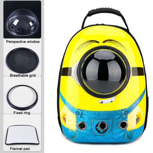 Pet Capsule Backpack - Travel Carrier For Small Pet