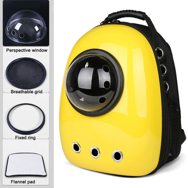 Pet Capsule Backpack - Travel Carrier For Small Pet